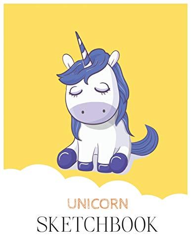 Unicorn Sketchbook: Unicorn Is Real Dream Come True Unicorn Kawaii Blank Large Sketchbook For Kids And Girls To Draw And Creation White Paper Activity Book 8.5 X 11 Inches 110 Pages For Learning Profe