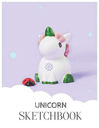 Unicorn Sketchbook: Unicorn Is Real Dream Come True Magical Unicorn Kawaii Blank Large Sketchbook For Kids And Girls To Draw White Paper Activity Book 8.5 X 11 Inches 110 Pages