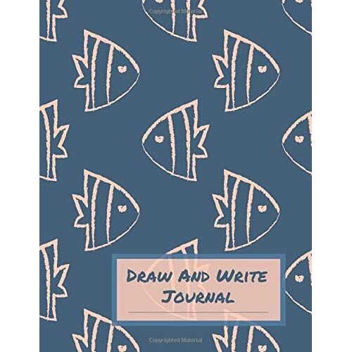 Draw And Write Journal: Lined Paper Journals Books For Kids, Writing And Drawing Notebook-Large 8.5" X 11"-100 Pages (Volume 35)