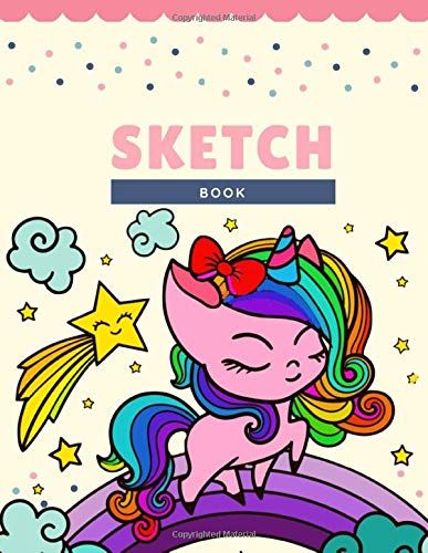 Sketch Book: Colorful Unicorn ,Personalized Sketchbook Have 110 Pages And Size 8.5" X 11" In. Blank Paper To Fill In Drawing Idea ,Sketching, Drawing And Creative Doodling (Book9)