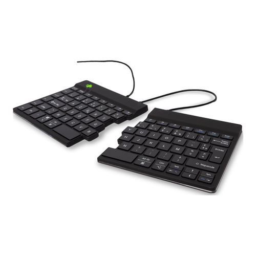 R-Go Clavier Ergonomique Split break - Clavier - USB - AZERTY - Français - noir