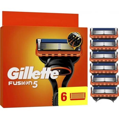 Gillette Lames De Rasoir Pour Homme Fusion 5 6 Recharges 