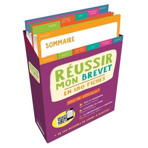 Réussir Mon Brevet En 180 Fiches