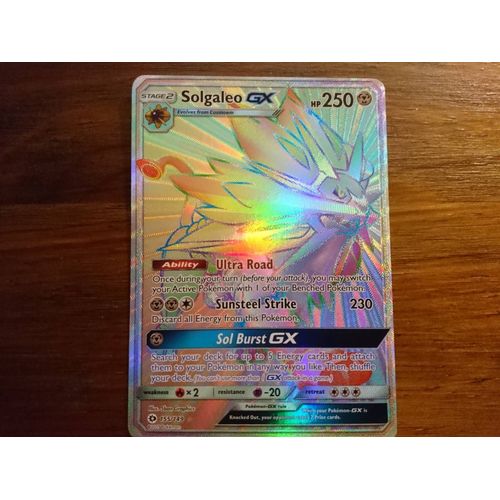 Solgaleo Gx 155/149 Sun & Moon 2017