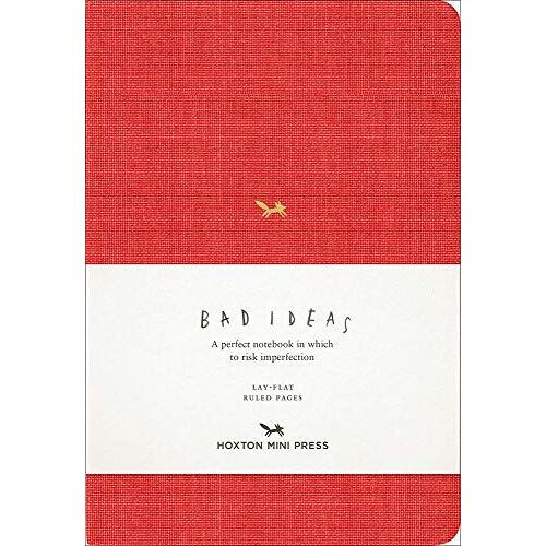 A Notebook For Bad Ideas (Red/Lined)