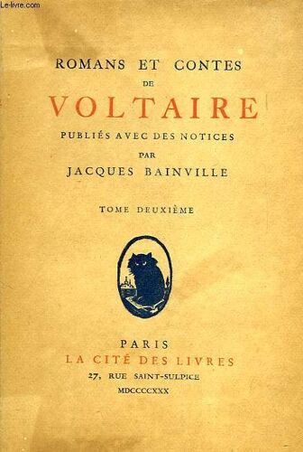 Romans Et Contes De Voltaire, Tome Ii