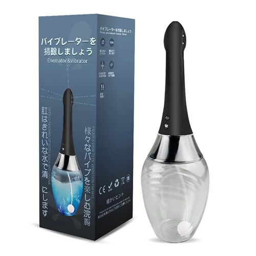 Nettoyeur Anal Existent En Silicone Pour Homme Et Femme, Seringue Rectale Sûre, Douche, Lavement, Colon, Outil De Nettoyage Vaginal