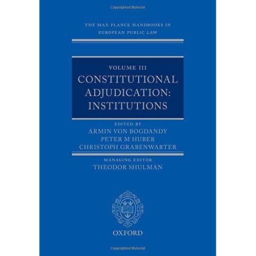 The Max Planck Handbooks In European Public Law
