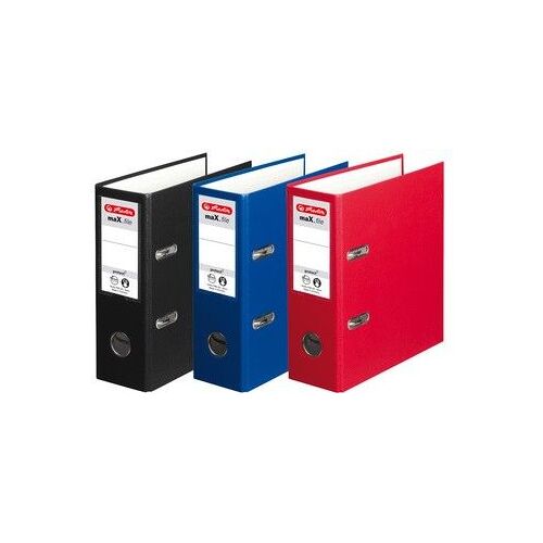 Herlitz Classeur Pp Max.File Protect, A5 A La Francaise,Bleu