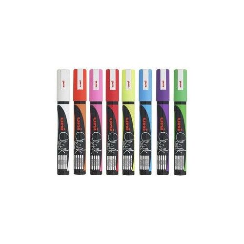 Uni-Ball Marqueur Craie, R¿Sistant A La Pluie, Orange N¿On