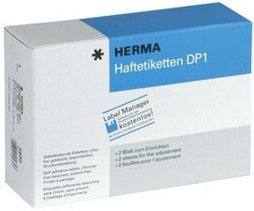 Herma Etiquettes Adhésives Dp1, 34x53 Mm, Blanc,