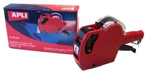 Agipa Pince À Étiqueter 101419, Rouge, 2 Lignes