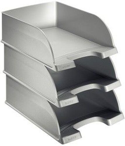 Leitz Bac A Courrier Plus Jumbo, A4, En Polystyrene, Glace