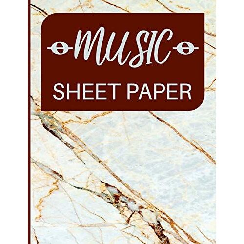 Music Sheet Paper: Blank Staff Manuscript For Composers
