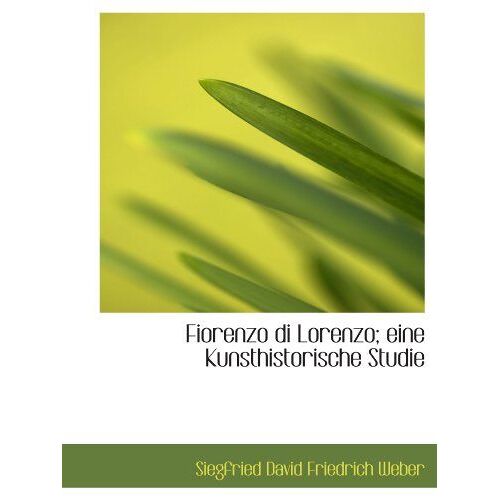 Fiorenzo Di Lorenzo; Eine Kunsthistorische Studie