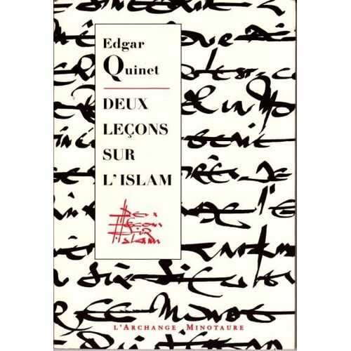 Deux Leçons Sur L'islam