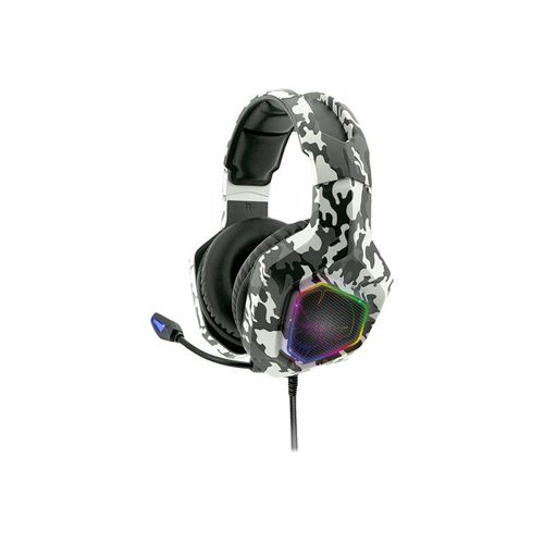 Spirit Of Gamer ELITE-H50 - Black Edition - micro-casque - circum-aural - filaire - jack 3,5mm - isolation acoustique - arctique armée