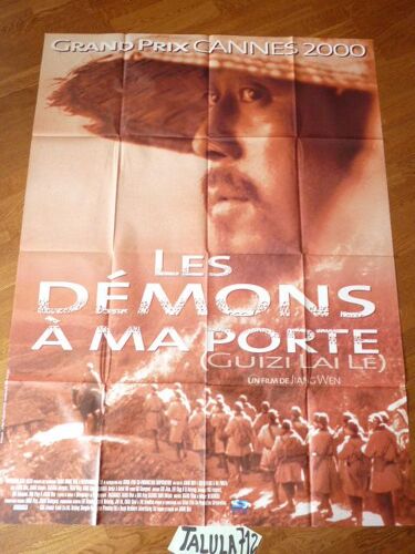 Les Démons À Ma Porte De Jiang Wen - Affiche Originale  De Cinéma  120 X 160 Cm