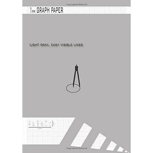 1mm Graph Paper Notebook: Metric Architect Sketchbook