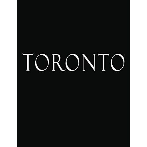 Toronto: Black And White Decorative Book To Stack Together On Coffee Tables, Bookshelves And Interior Design | Add Bookish Charm Decor To Your Home | Stack Deco Books Together To Create Your Unique Fa