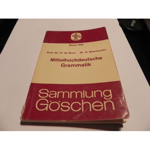Mittelhochdeutsche Grammatik