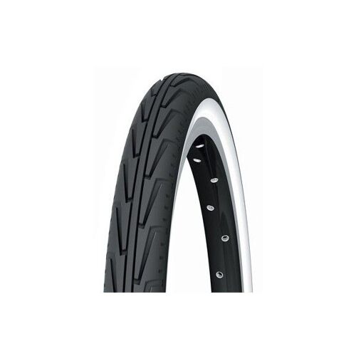 Pneu Velo Michelin 500 A Conf City'j Blanc/Noir T/Rigide 37-440
