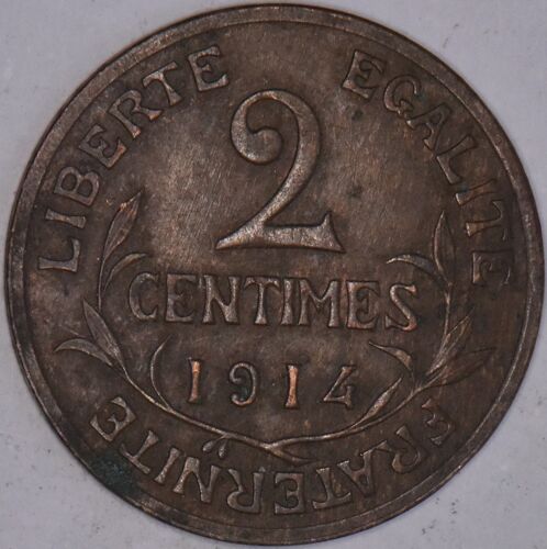 France - 1914 - 2 Centimes Daniel Dupuys - K024