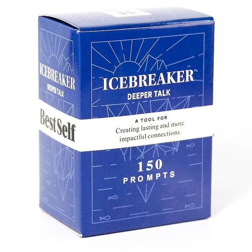 150 Cartes Icebreaker Deeper Talk Deck Par Bestself Conversation Party Jeu De Société Jeu De Cartes Anglais Complet Cadeau
