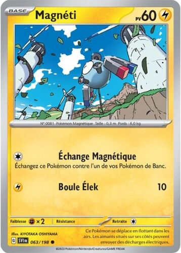 Carte Pokemon - Magneti - 063/198 - Ecarlate Et Violet -