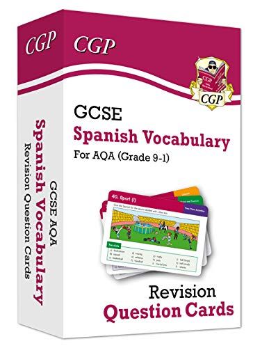 Gcse Aqa Spanish: Vocabulary Revision Question Cards (For Exams In 2025)