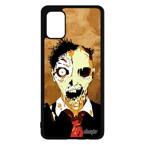 Coque Silicone Pour Samsung A71 Zombie Horreur Telephone Case Housse Revenant Personnalisé Terrifiant Mort Vivant Fumee Nuage Galaxy
