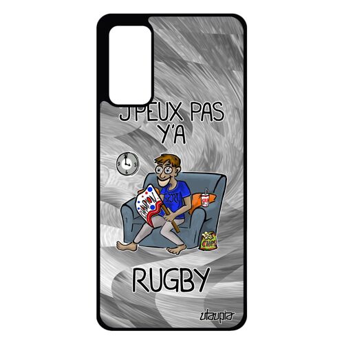 Coque S20 Fe Silicone J'peux Pas Y'a Rugby Humoristique Supporter Texte Portable Smartphone Tpu Humour Drole Antichoc Samsung Galaxy