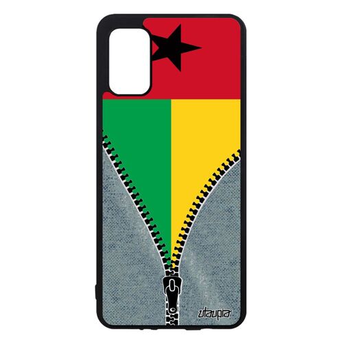 Coque Silicone Drapeau Guinee Bissau Guineen Pour A41 De Protection Coupe Du Monde Can Coupe D'afrique Made In France Samsung Galaxy