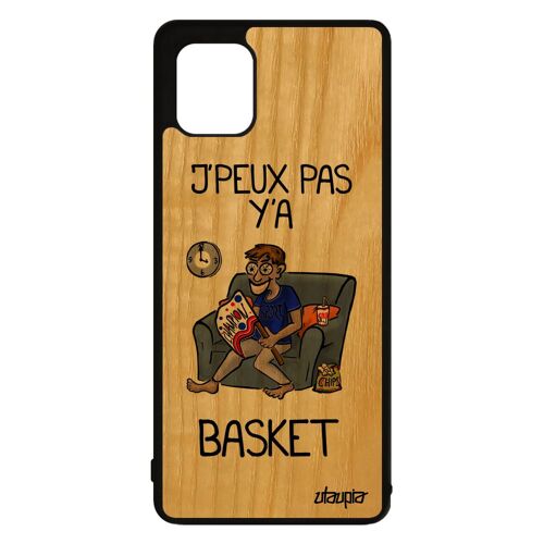 Coque Samsung Galaxy Note 10 Lite Bois Silicone J'peux Pas Y'a Basketball Comique Dessin Tpu Basket Nba Gris Humour Jpeux Supporter