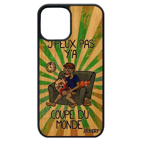 Coque Bois Silicone J'peux Pas Y'a Coupe Du Monde Pour Iphone 12 Pro Max Drole Handball Humour Dessin 256 Go Rigide Rugby Je