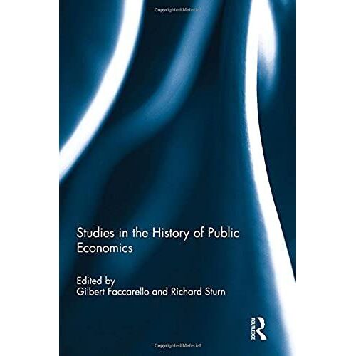 Studies In The History Of Public Economics