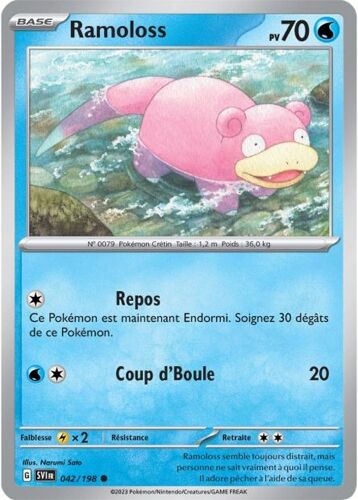 Carte Pokemon - Ramoloss - 042/198 - Ecarlate Et Violet -