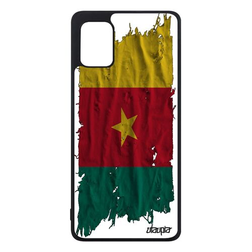 Coque Silicone Samsung A31 Drapeau Cameroun Camerounais Foot Coupe Du Monde Football Smartphone Basket Republique Du Jo Can Galaxy