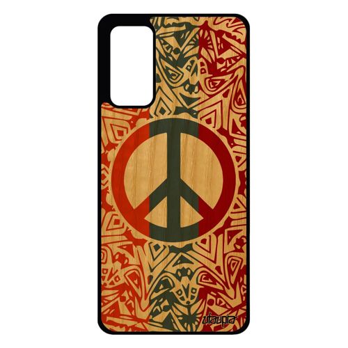 Coque S20 Fe Bois Silicone Peace And Love De Protection Antichoc Boheme Fille Mandala Paix Et Amour Dessin Mobile & Samsung Galaxy