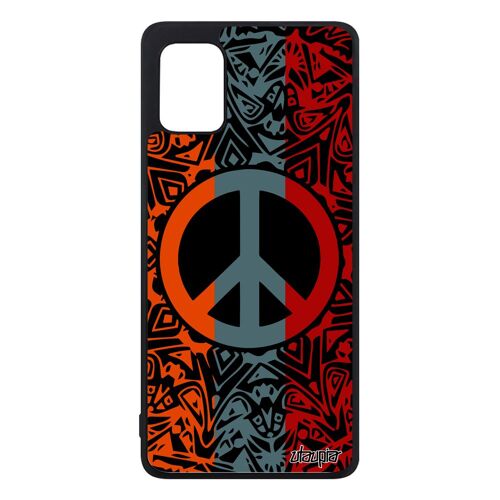 Coque Peace And Love Samsung A31 Silicone Rasta Boheme Paix Et Amour Yoga Espoir Tattoo Telephone Case Reggae Made In France Galaxy