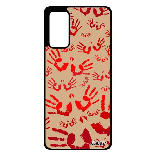 Coque Empreinte Main Samsung Galaxy S20 Fe En Silicone Trace De Imprimé Doigt Petites Cover Enfant Case Cadeau De Noel Rigide Etui