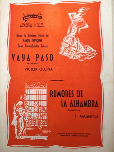 Pasodoble "Yaya Paso" - "Rumores De La Alhambra"