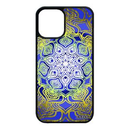 Coque Pour Iphone 12 Mini En Silicone Mandala Indien Telephone Anti Stress Effet 3d Univers 64 Go Jaune Design Fantaisie Fleur