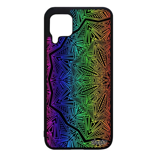 Coque Silicone P40 Lite Mandala Rosace Caoutchouc Zen Arc En Ciel Indien Mystique Jolie 4g Tibetain Tibet Bouddhisme Housse Huawei