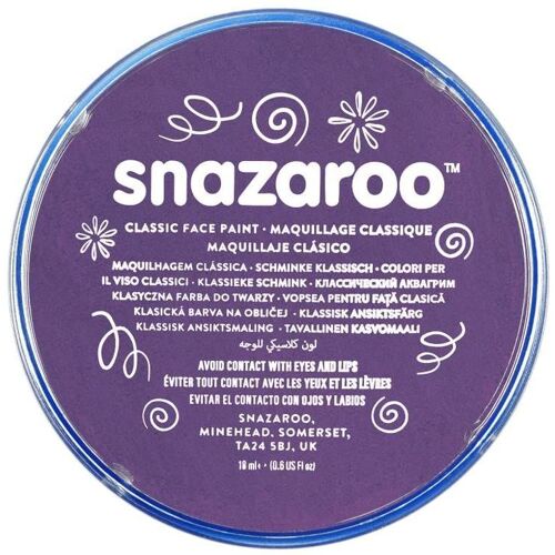 Snazaroo - 18888 - Maquillage - Galet De 18 Ml De Fard Aquarellable - Violet