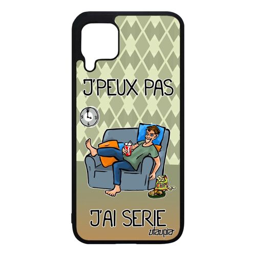 Coque Huawei P40 Lite en silicone j'peux pas j'ai série humour jpeux comique mobile vert je tele manga Nova 7i bd design drole case
