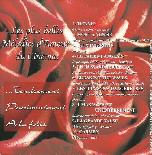 Es Plus Belles Mélodies D'amour Du Cinéma