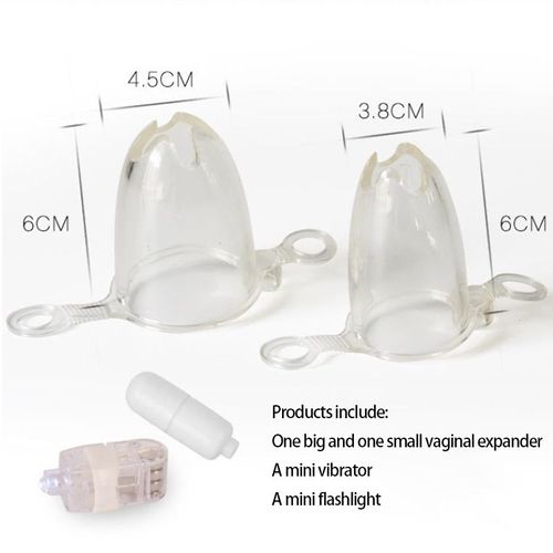 Dilatateur Vaginal Pour Femme Et Homme, Jouet Sexuel Pour Adulte, Avec Mini Vibrateur, Godemiché, Plug Anal