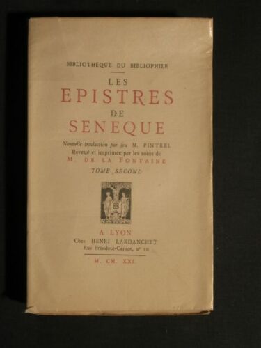 Les Épistres De Sénèques, T2