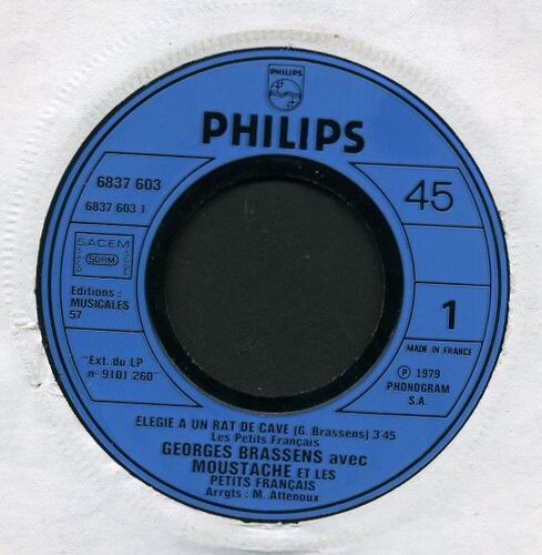 Elegie À Un Rat De Cave / Au Bois De Mon Coeur